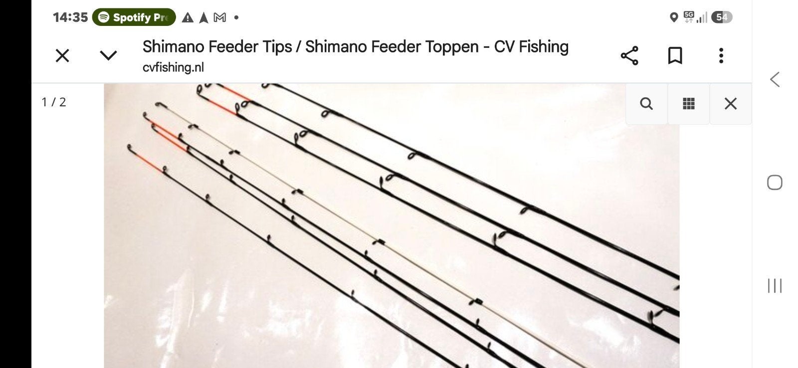 Gezocht feedertips toppen voor de Shimano Aero X5 precission, Ophalen of Verzenden, Werphengel
