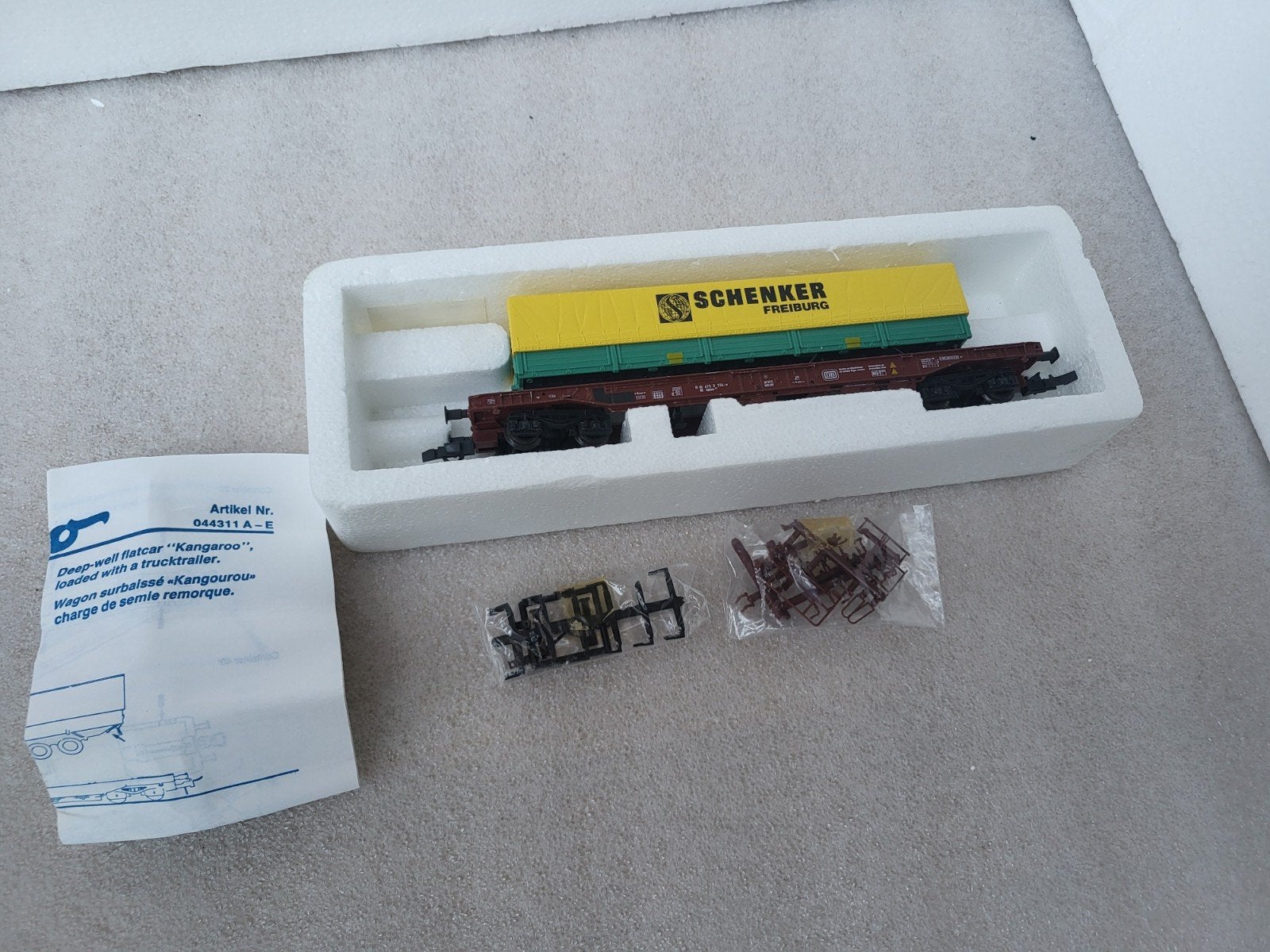 Roco 44311B H0 dieplader Sdkms 707 "Schenker Freiburg" DB, Ophalen of Verzenden, Nieuw, Wagon, Roco
