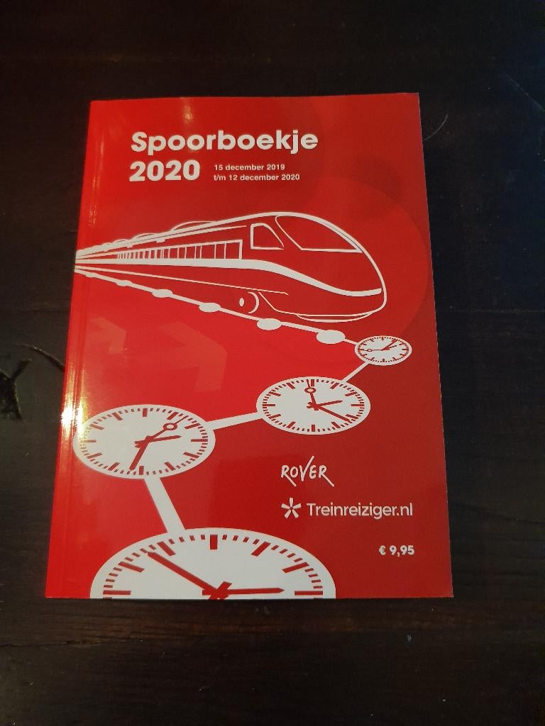 spoorboekje 2020 NS Rover, Verzenden, Zo goed als nieuw, Trein, Boek of Tijdschrift