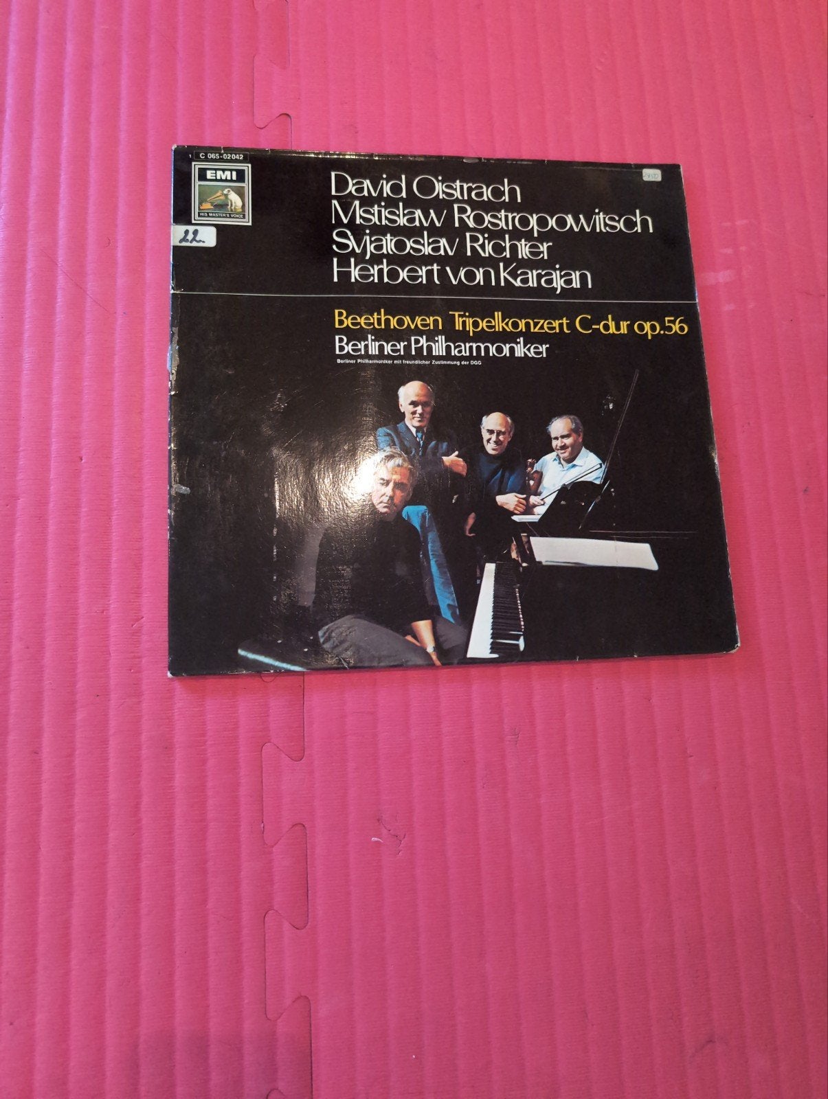 Beethoven Tripelkonzert C-dur op.56 LP, LP, Gebruikt, Soloconcert, Ophalen of Verzenden