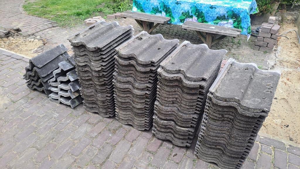 Betonpannen sneldek, Ophalen, Overige materialen, Gebruikt, 15 m² of meer