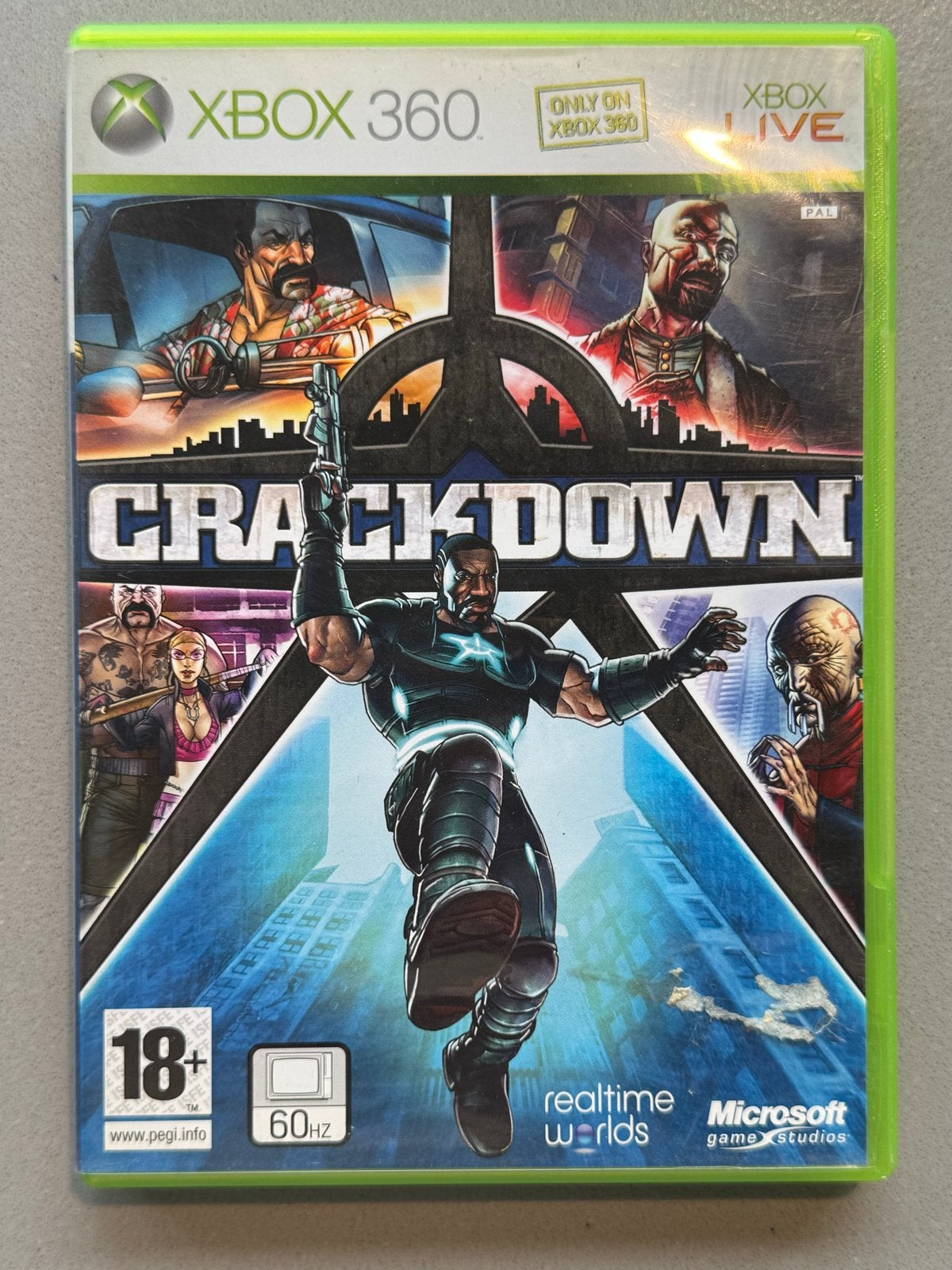 Crackdown Xbox 360 - Actie en Avontuur, Avontuur en Actie, Gebruikt, Vanaf 18 jaar, 2 spelers