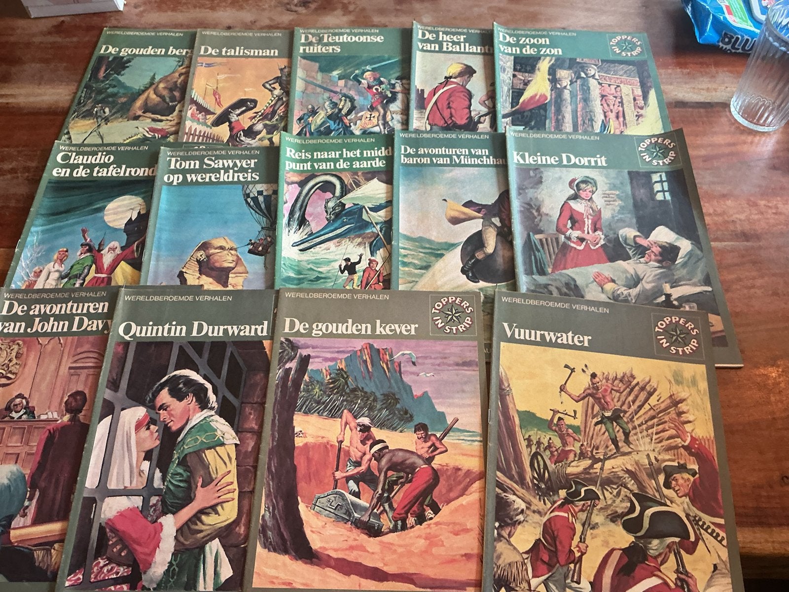 Wereldberoemde Verhalen Toppers in Strips - Grote Collectie, Boeken, Meerdere stripboeken, Ophalen of Verzenden, Gelezen