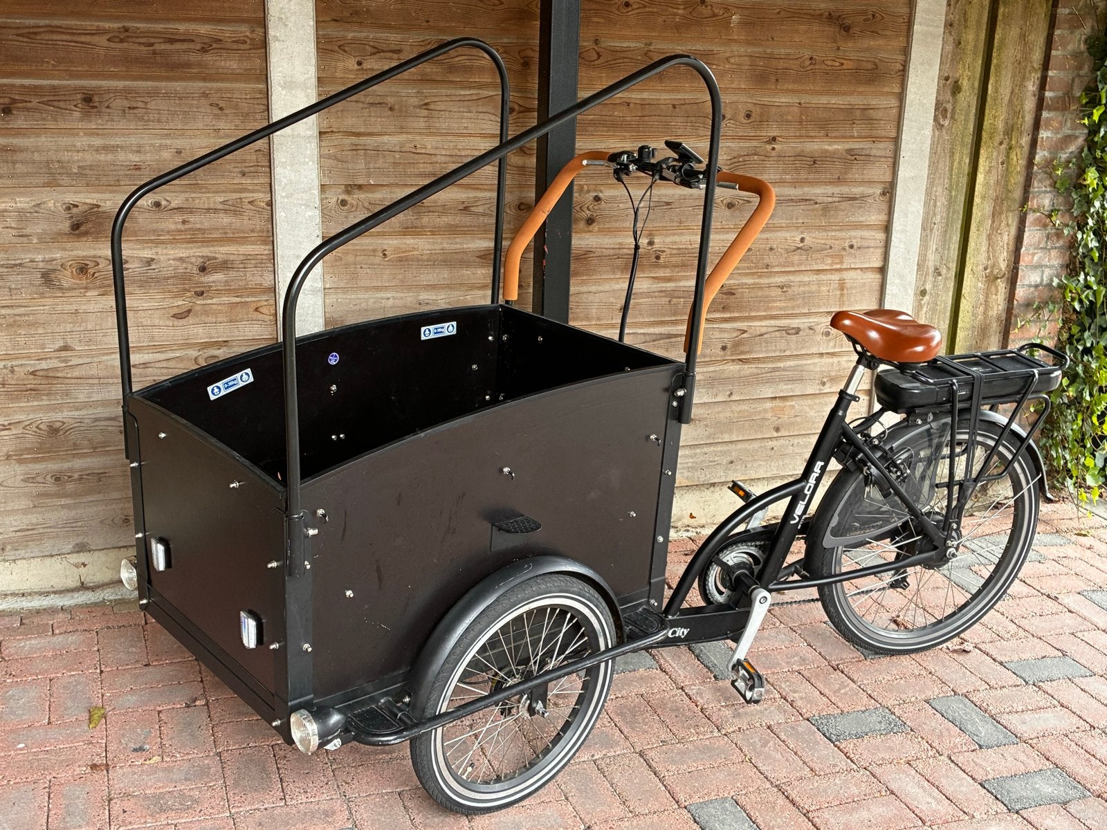 Troy Velora Elektrische Bakfiets, Gebruikt, Elektrisch, 2 kinderen, Ophalen