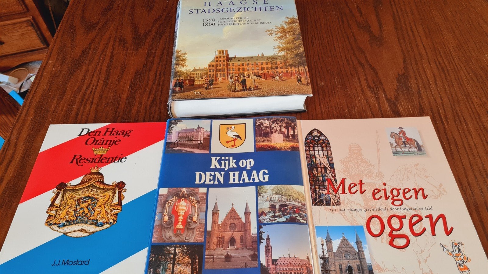 4 boeken over Den Haag: Geschiedenis en Stadsgezichten, Ophalen of Verzenden, 20e eeuw of later, Gelezen