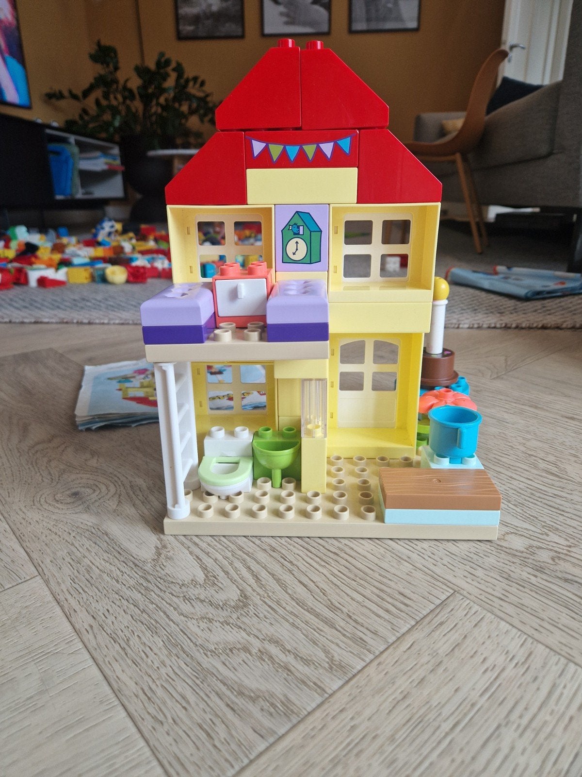 LEGO Duplo Peppa Pig speelset met bouwboekjes, Ophalen, Gebruikt