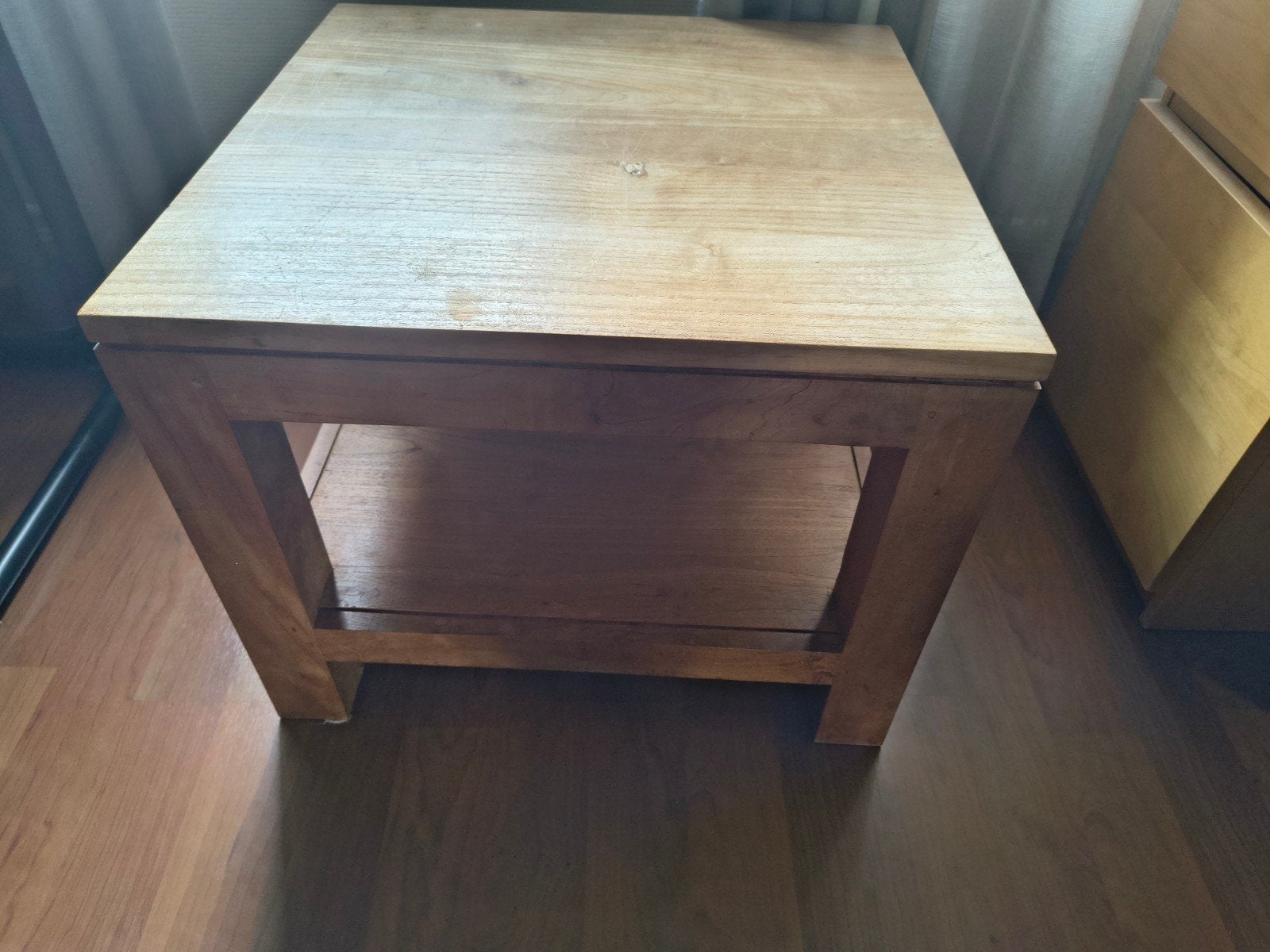 Teakhouten tafeltje, Ophalen, Gebruikt, 50 tot 100 cm, 50 tot 100 cm