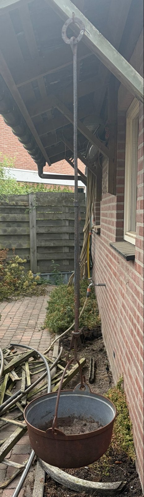 Authentieke gietijzeren ketel, Antiek en Kunst, Ophalen
