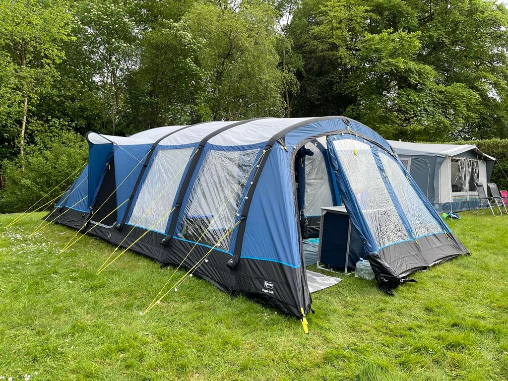 Kampa Croyde 6 Air tent - Zeer nette staat, incl. pomp, Ophalen, Zo goed als nieuw, Tot en met 6