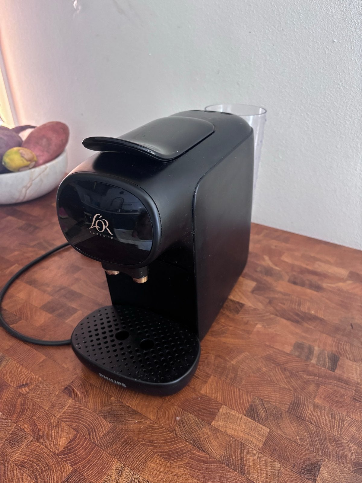 L'OR Barista koffiemachine - Zwart, Gebruikt, Koffiemachine, Ophalen of Verzenden, 2 tot 4 kopjes