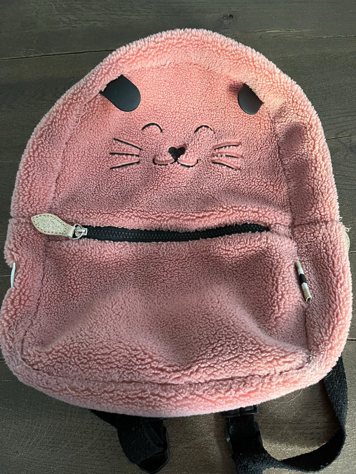 Roze Zebra rugzak met kattengezicht, Overige merken, Minder dan 30 cm, Ophalen of Verzenden, Minder dan 25 cm