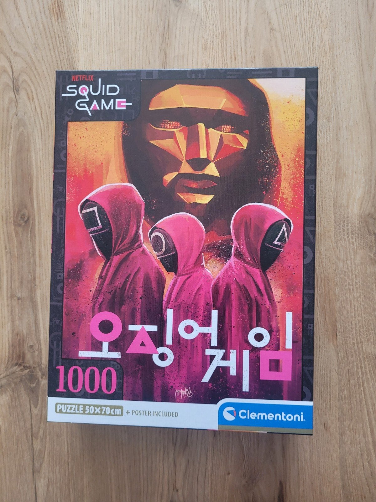 Puzzel 1000 stukjes Squid Game, Ophalen, Zo goed als nieuw