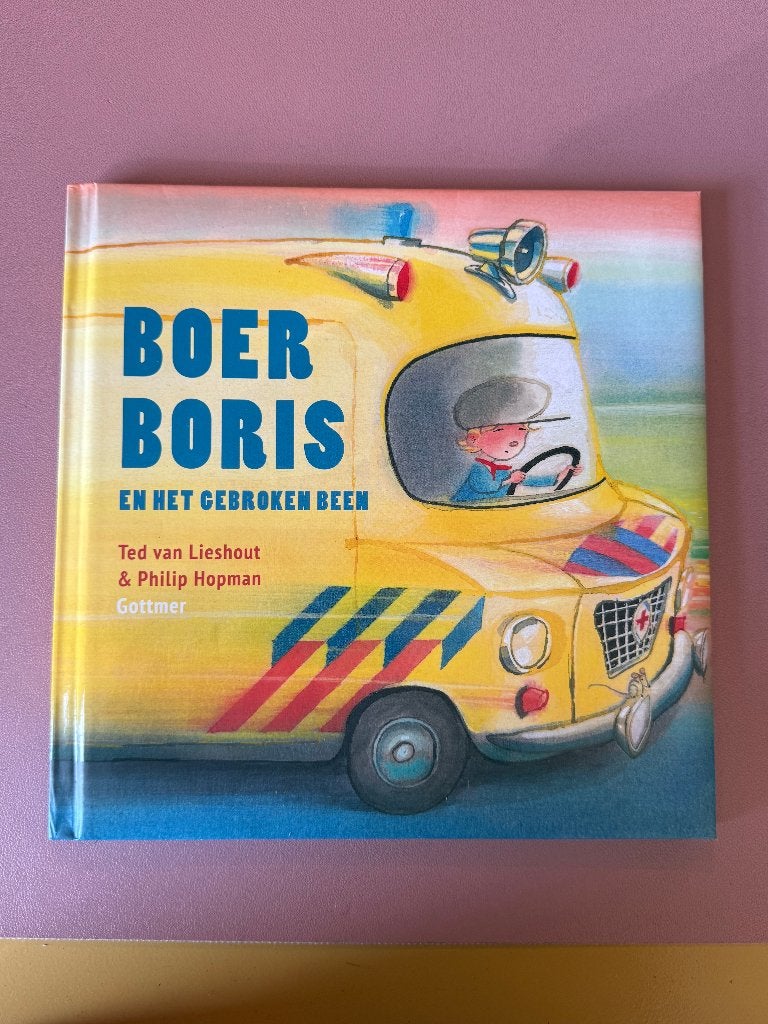 Boer Boris en het gebroken been - Ted van Lieshout, Ophalen of Verzenden, Zo goed als nieuw, Ted van Lieshout & Philip Hopman