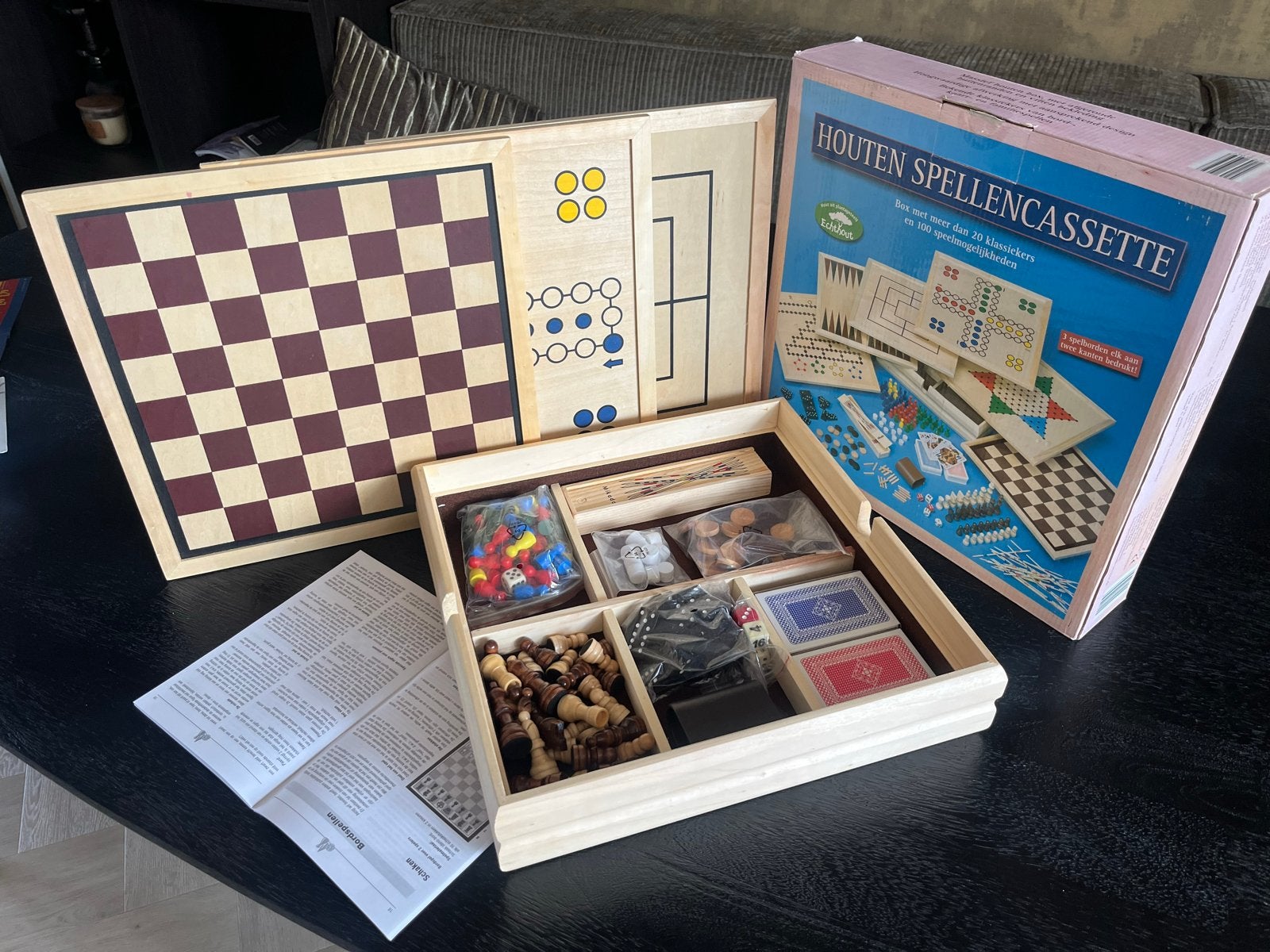 Houten Spellencassette - Nieuw, Ophalen of Verzenden, Nieuw
