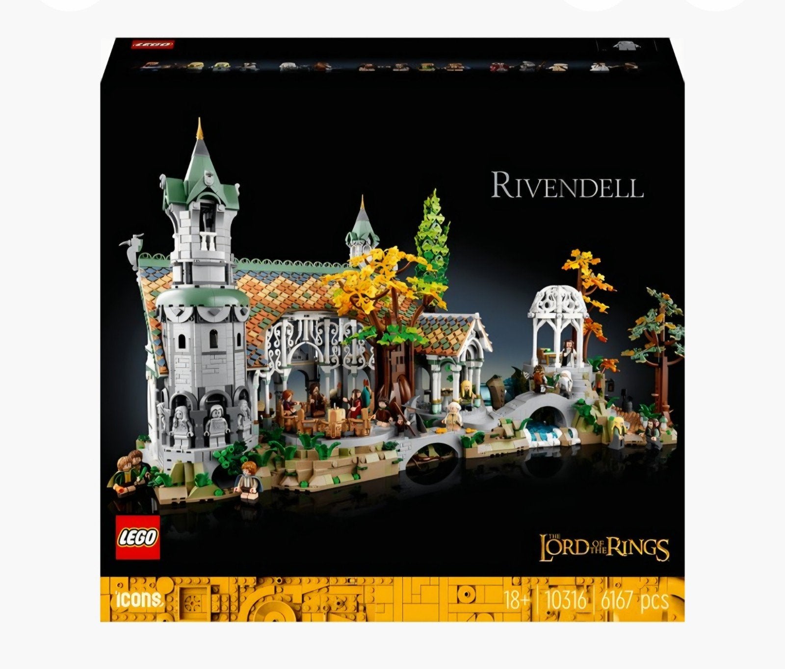 LEGO Lord of the Rings Rivendell 10316 Nieuw in doos, Ophalen of Verzenden, Nieuw