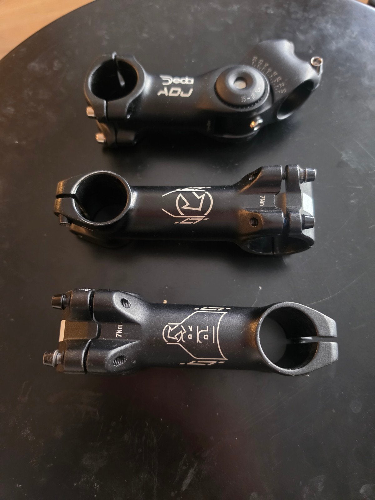 Diverse kwaliteits stuurpennen: Deda, PRO, Racefiets, Gebruikt, Stuur, Deda, PRO