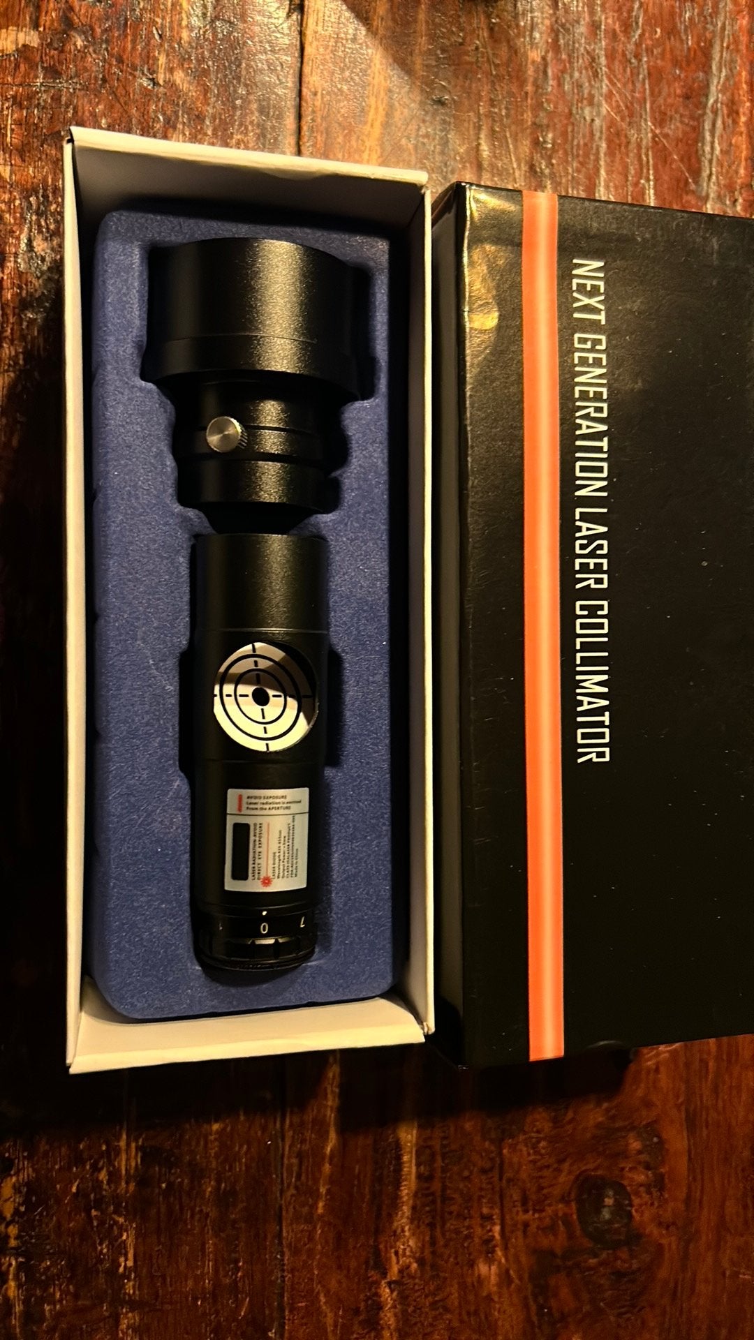 Laser collimator, Ophalen of Verzenden, Zo goed als nieuw, Minder dan 80 mm, Onderdelen of Toebehoren
