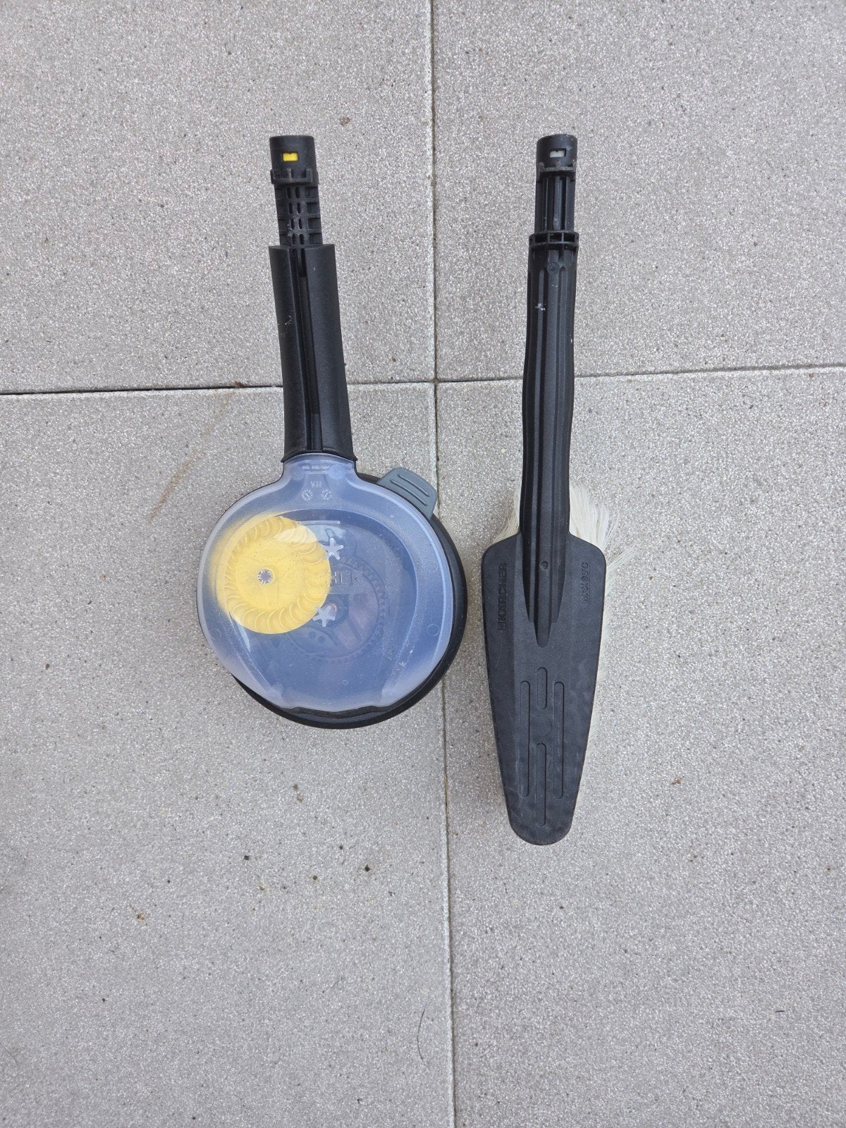 Karcher roterende wasborstel en zachte wasborstel, Ophalen of Verzenden, Gebruikt