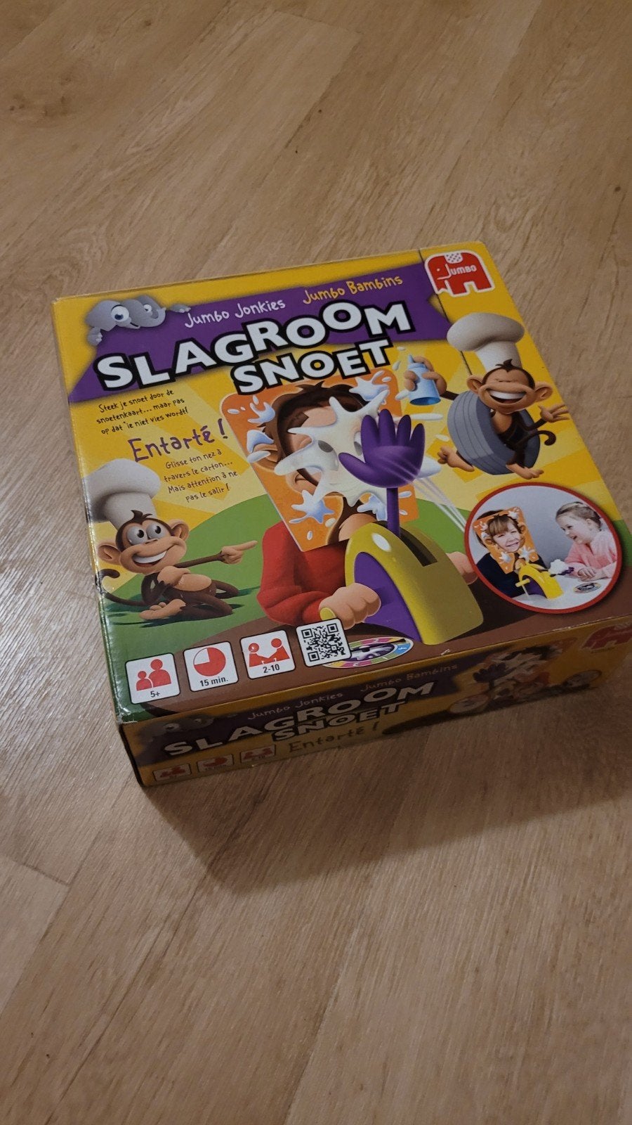 Jumbo Slagroom Snoet Spel - Pret voor het hele gezin!, Een of twee spelers, Ophalen of Verzenden, Gebruikt, Jumbo