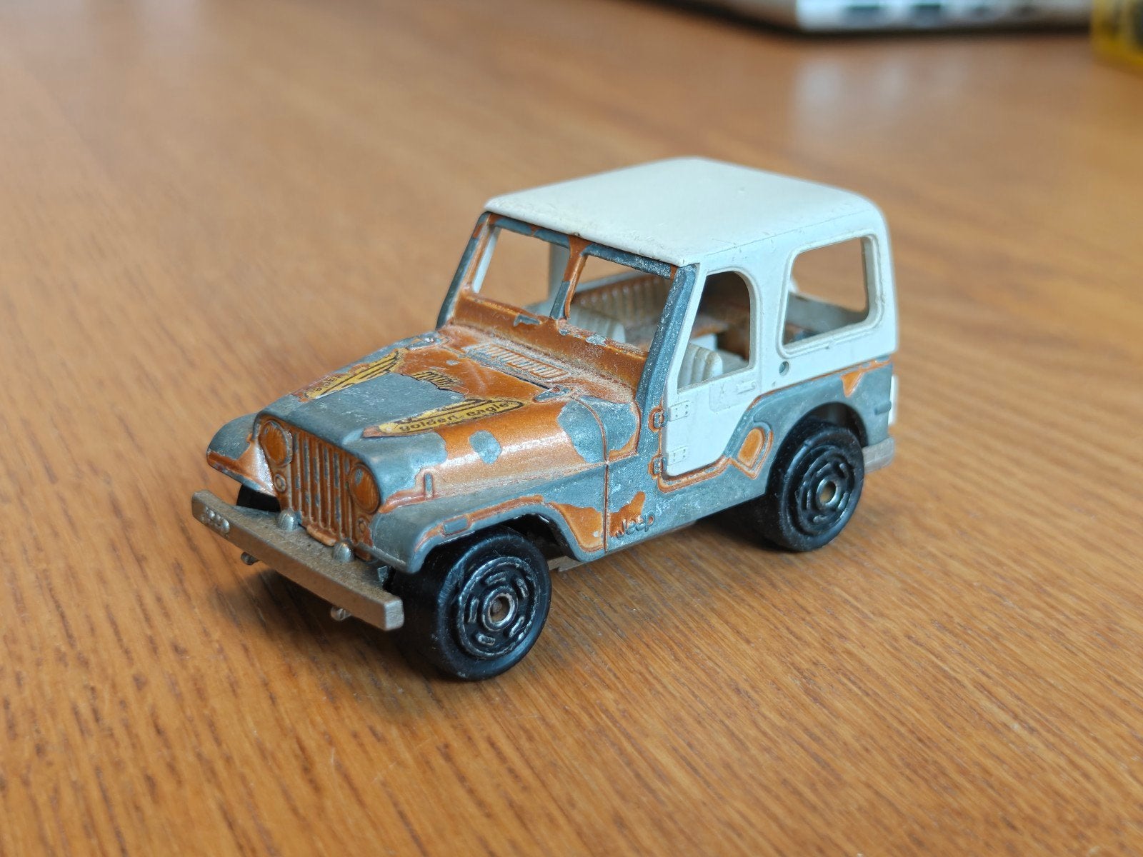 Majorette JEEP CJ 5, Ophalen of Verzenden, Zo goed als nieuw, Auto