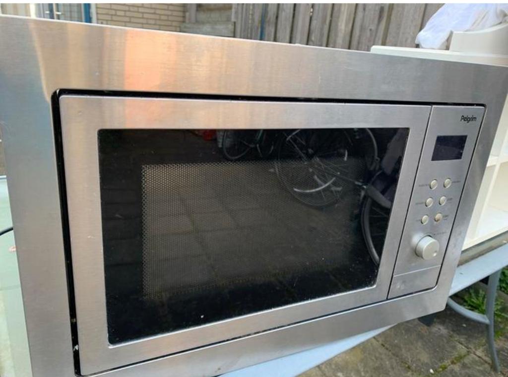 Inbouw magnetron - Pelgrim, Gebruikt, 60 cm of meer, Ophalen of Verzenden, Magnetron