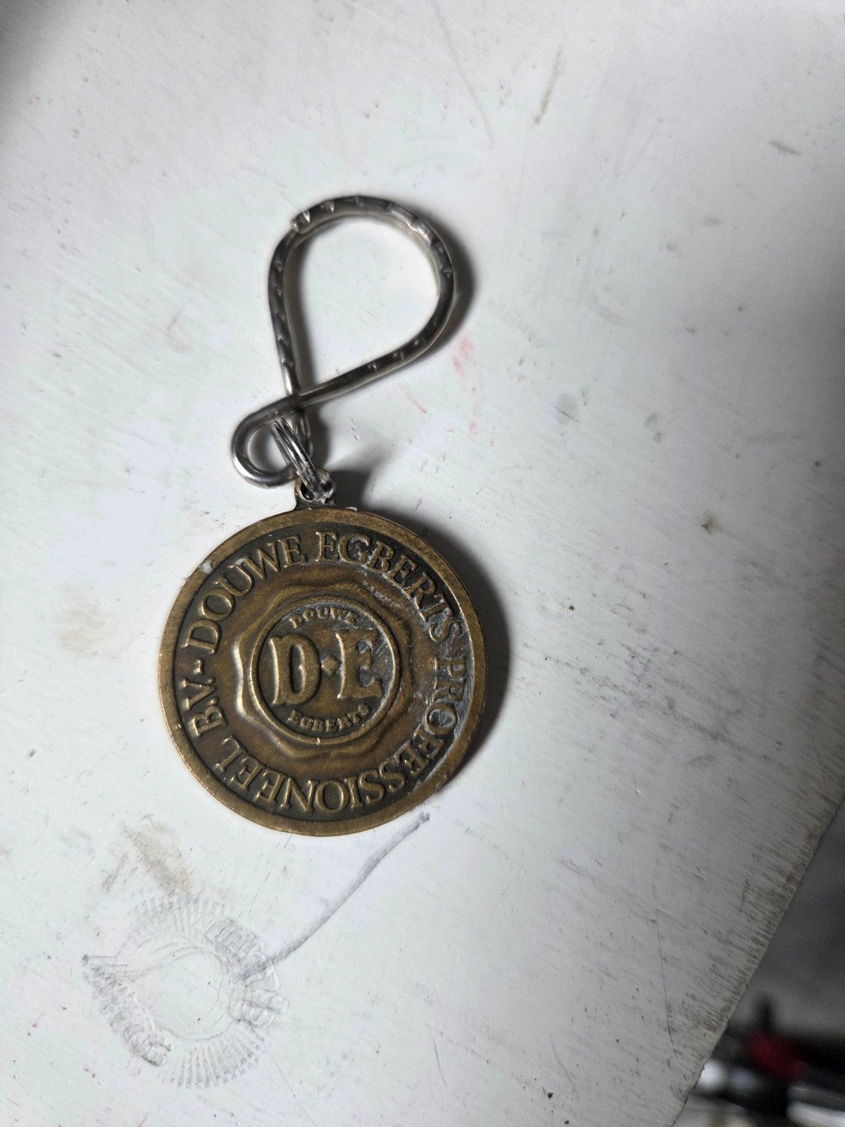 Vintage Douwe Egberts Professional sleutelhanger, Ophalen of Verzenden, Gebruikt, Merk