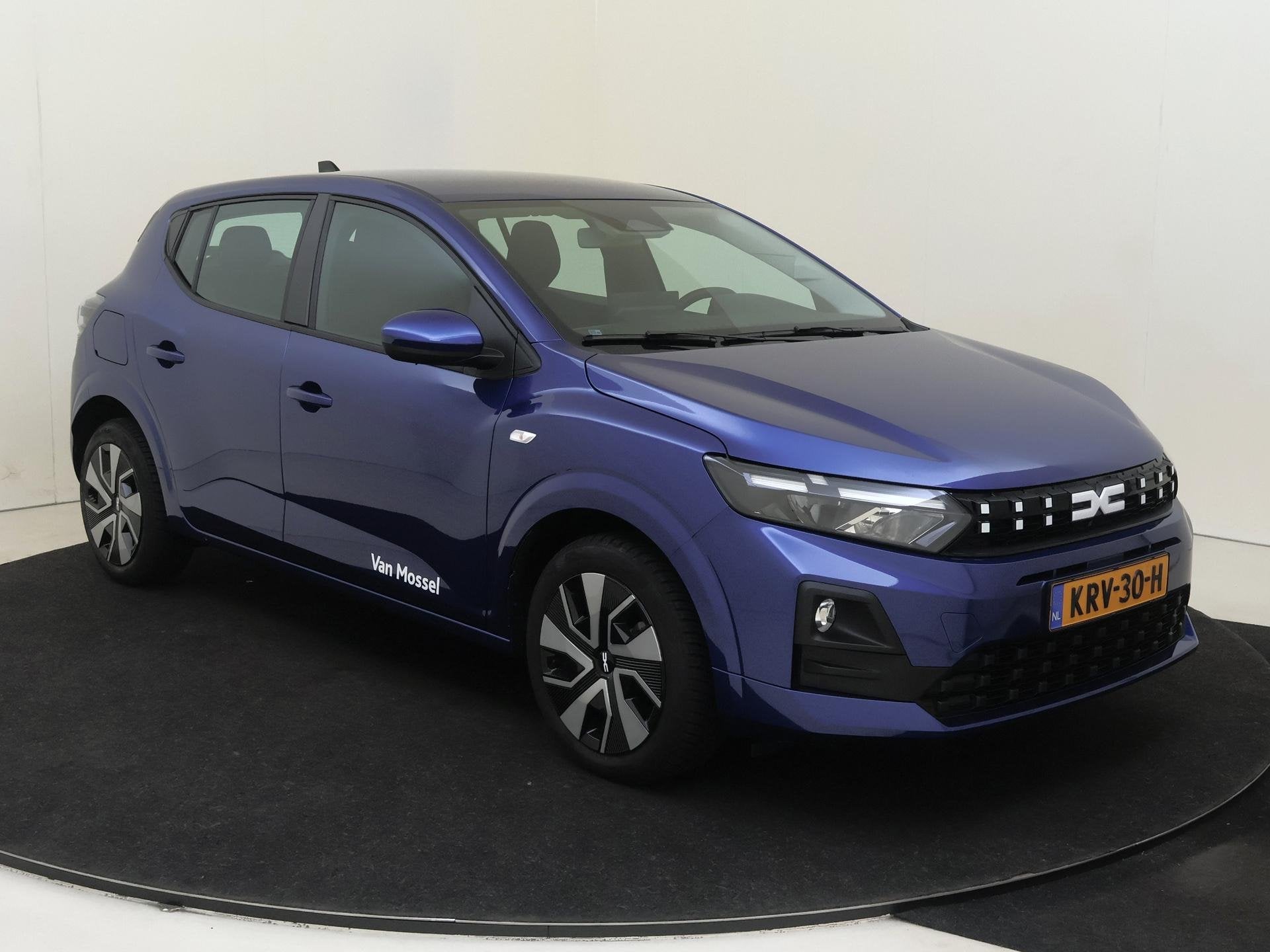 Dacia Sandero 1.0 TCe 100 PK limited edition | Blue Iron, Auto's, Voorwielaandrijving, 565 kg, Euro 6, Origineel Nederlands