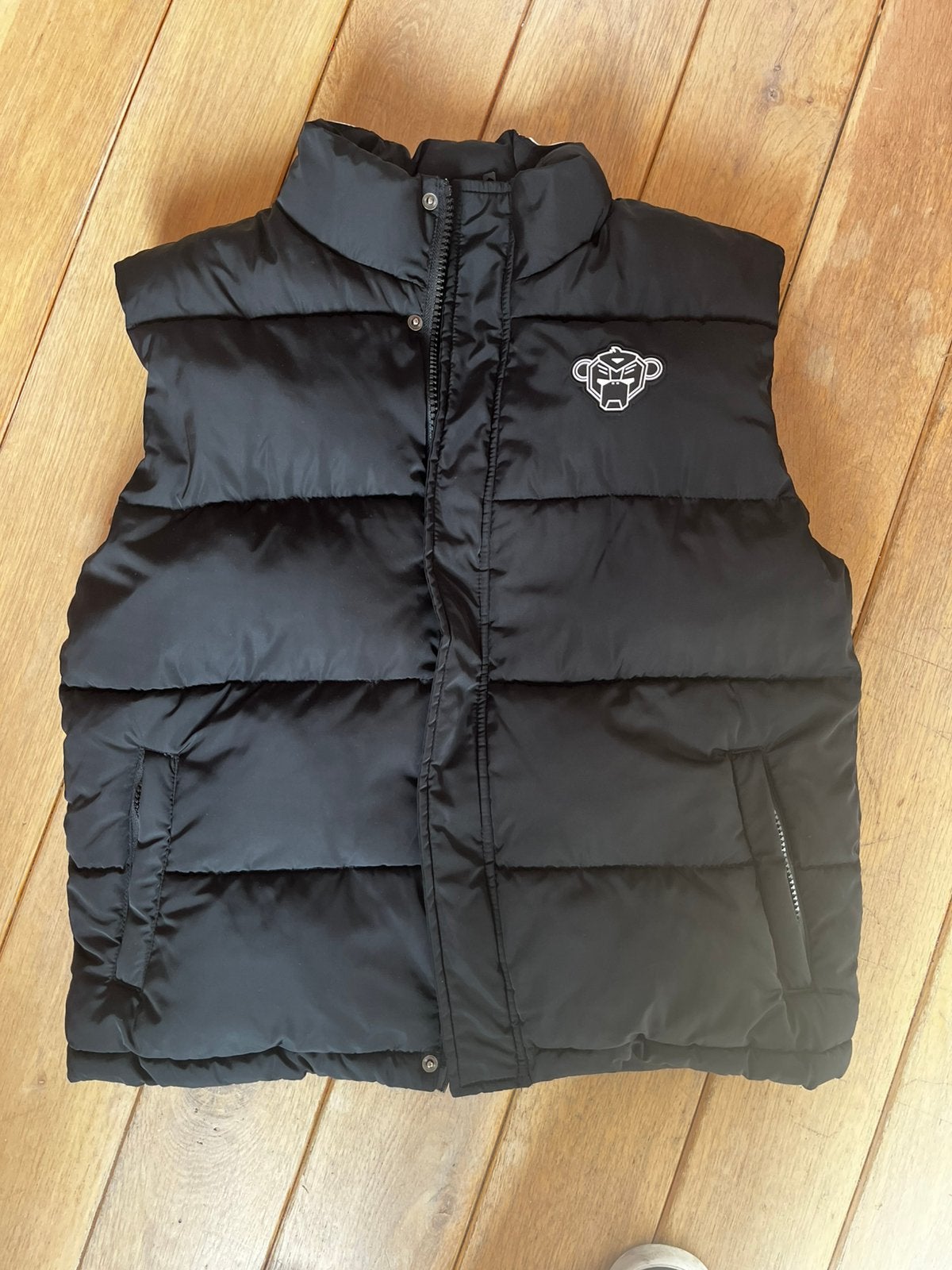 Black bananas bodywarmer zwart maat 176, Ophalen, Zo goed als nieuw, Jongen of Meisje, Jas