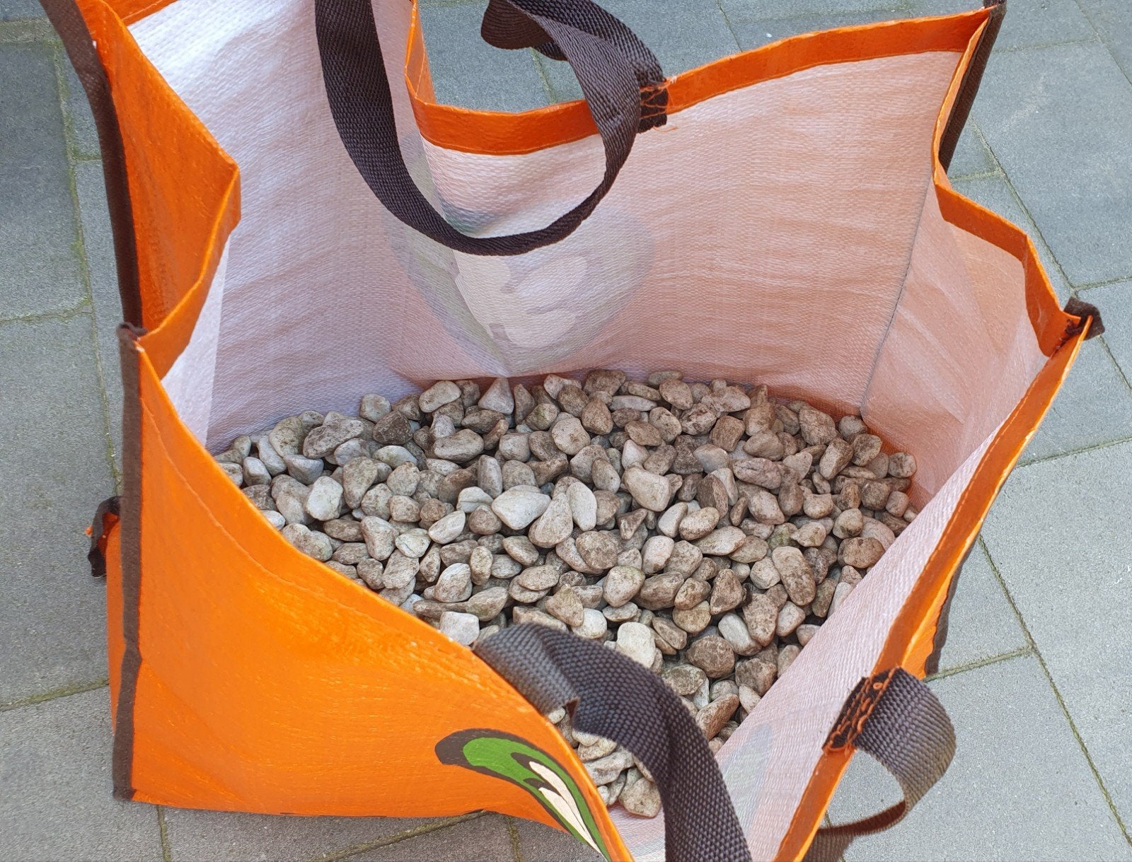 Zak met grind 13,5 kilo, Ophalen, Zo goed als nieuw, Grind