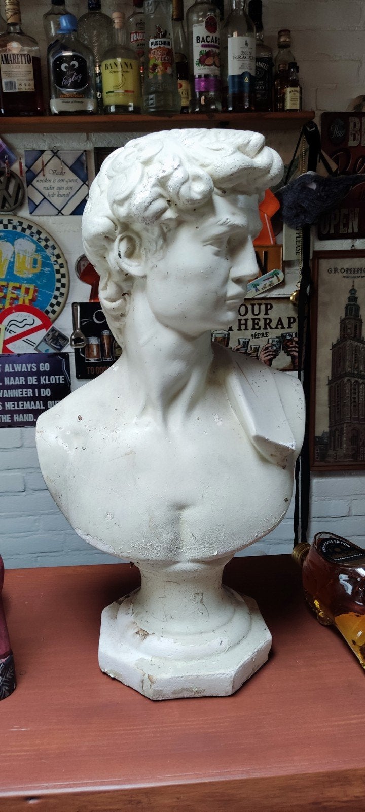 Buste van David, Tuin en Terras, Tuinbeelden, Ophalen, Gebruikt