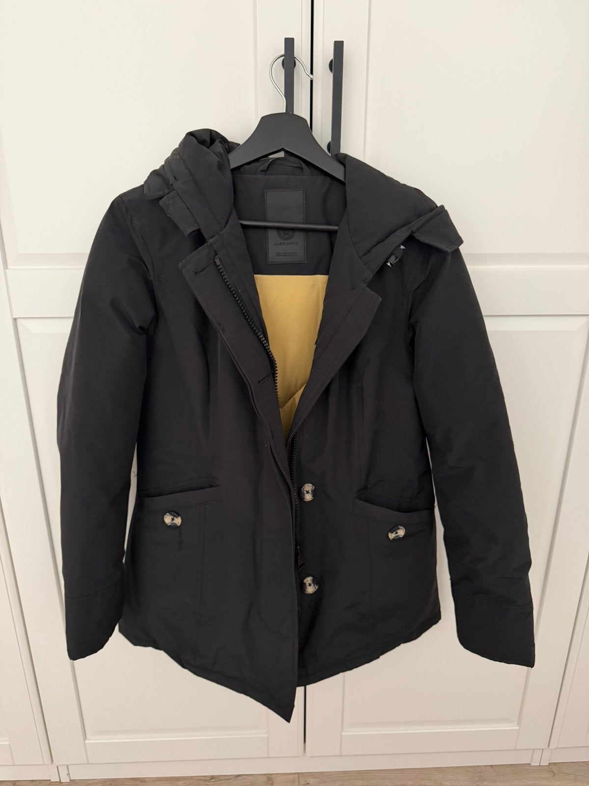 Airforce jas dames, Ophalen, Zo goed als nieuw, Maat 36 (S), Zwart