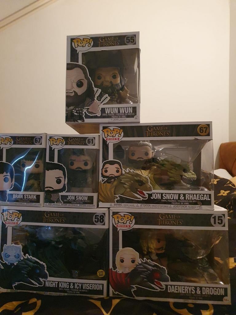 Game of Thrones Funko Pop Collectie, Ophalen of Verzenden, Zo goed als nieuw, Groter dan 1:35, Figuur of Figuren
