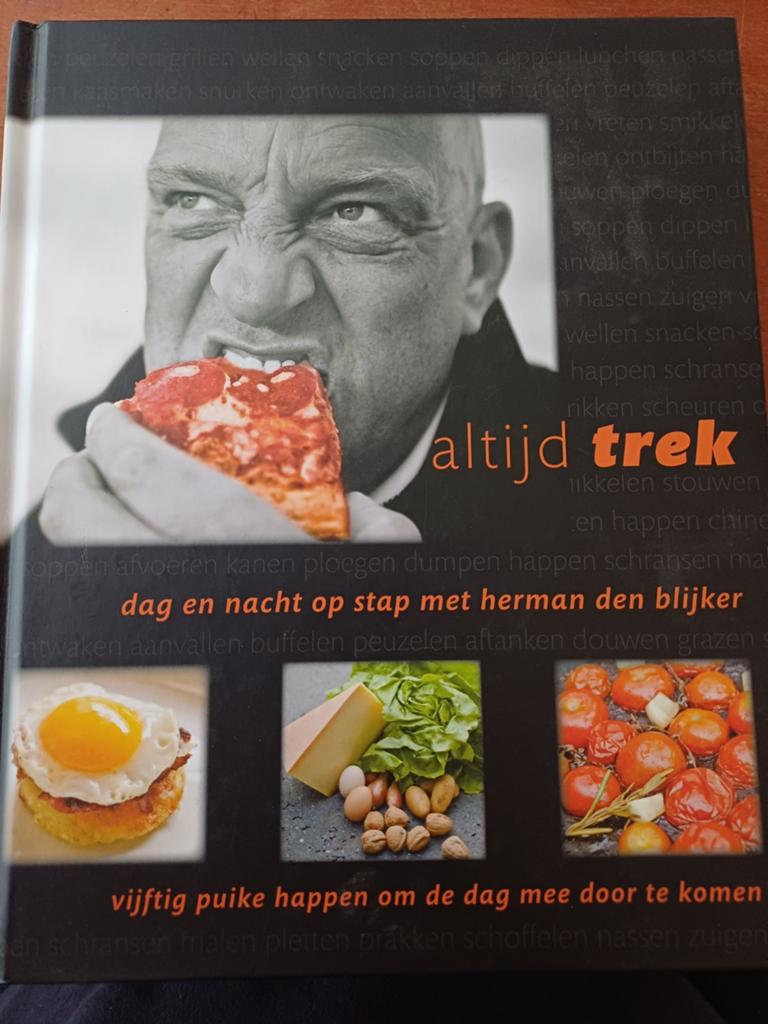 Altijd Trek - Herman den Blijker Kookboek, Boeken, Kookboeken, Herman den Blijker, Zo goed als nieuw, Overige gebieden, Tapas, Hapjes en Dim Sum