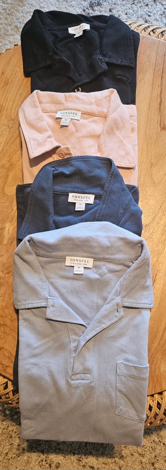 Sunspel Poloshirts - Diverse kleuren maat M, Maat 48/50 (M), Zwart, Sunspel, Ophalen of Verzenden