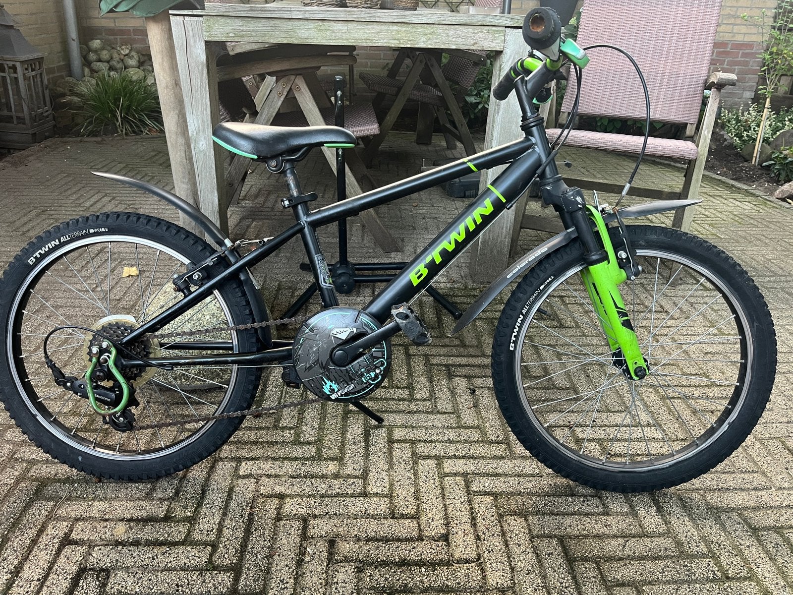 Goede B-Twin Racing boy 500 !!, Ophalen, 20 inch of meer, Velgrem, Zo goed als nieuw