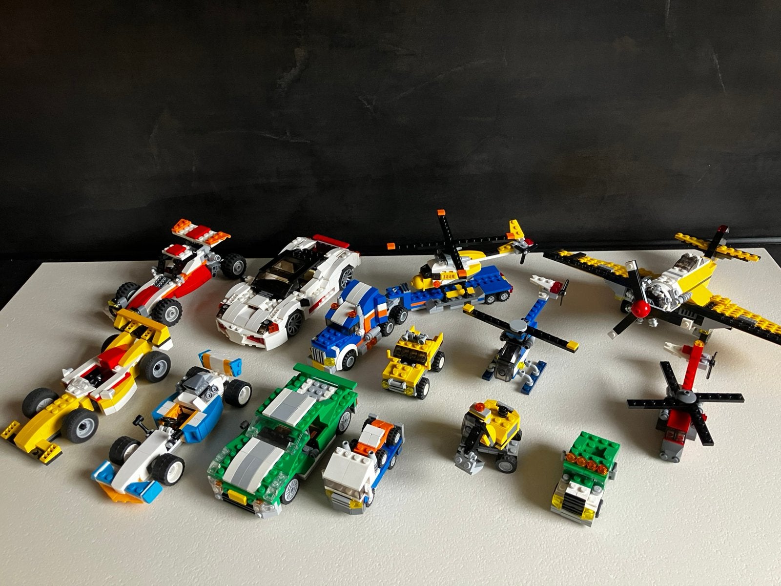 Lego Creator 13 sets voertuigen en vliegtuigen, Gebruikt, Compleet, Lego, Ophalen of Verzenden