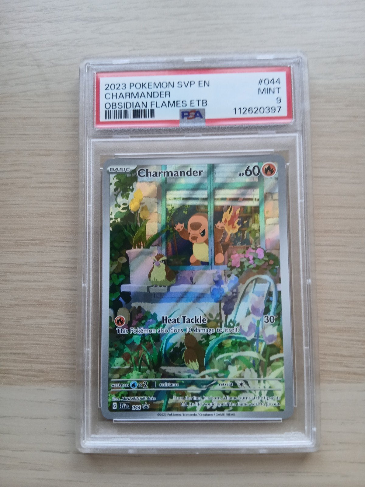 Charmander 044 psa 9, Ophalen of Verzenden