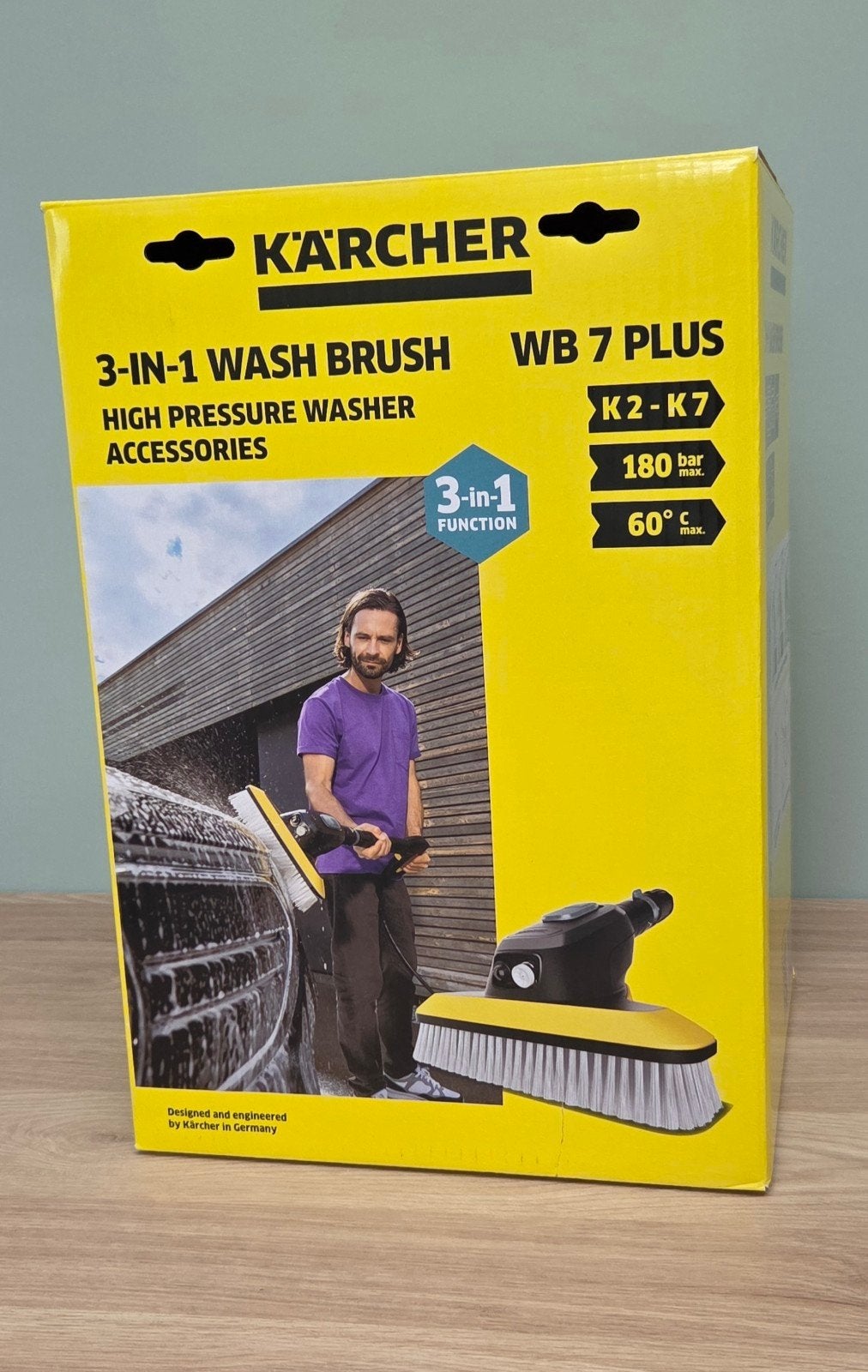 Kärcher 3-in-1 Wasborstel WB7 Plus voor hogedrukreiniger, Ophalen of Verzenden
