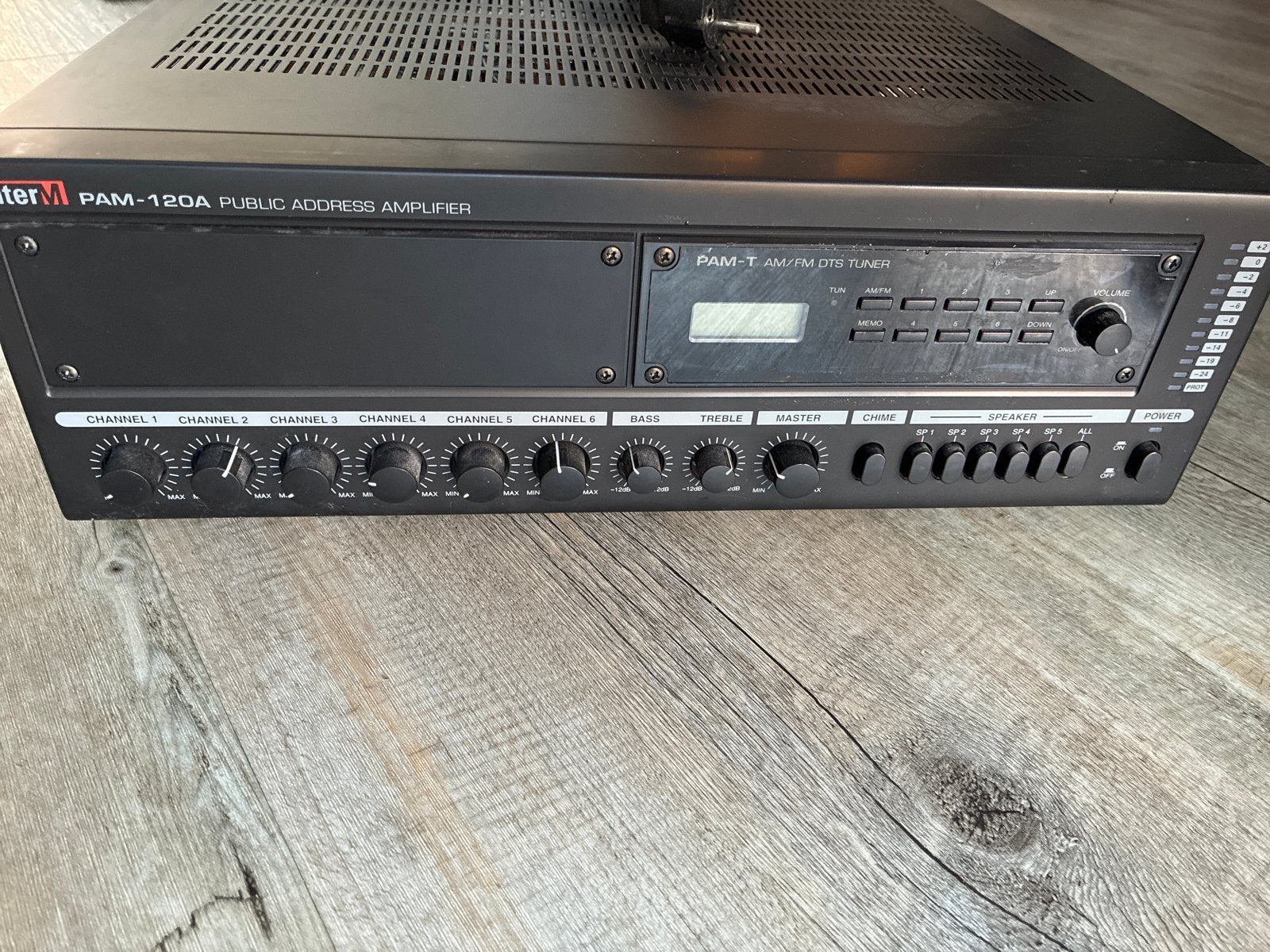 Inter-M PAM-120A Public Address Versterker, 120 watt of meer, Ophalen, Overige merken, Gebruikt