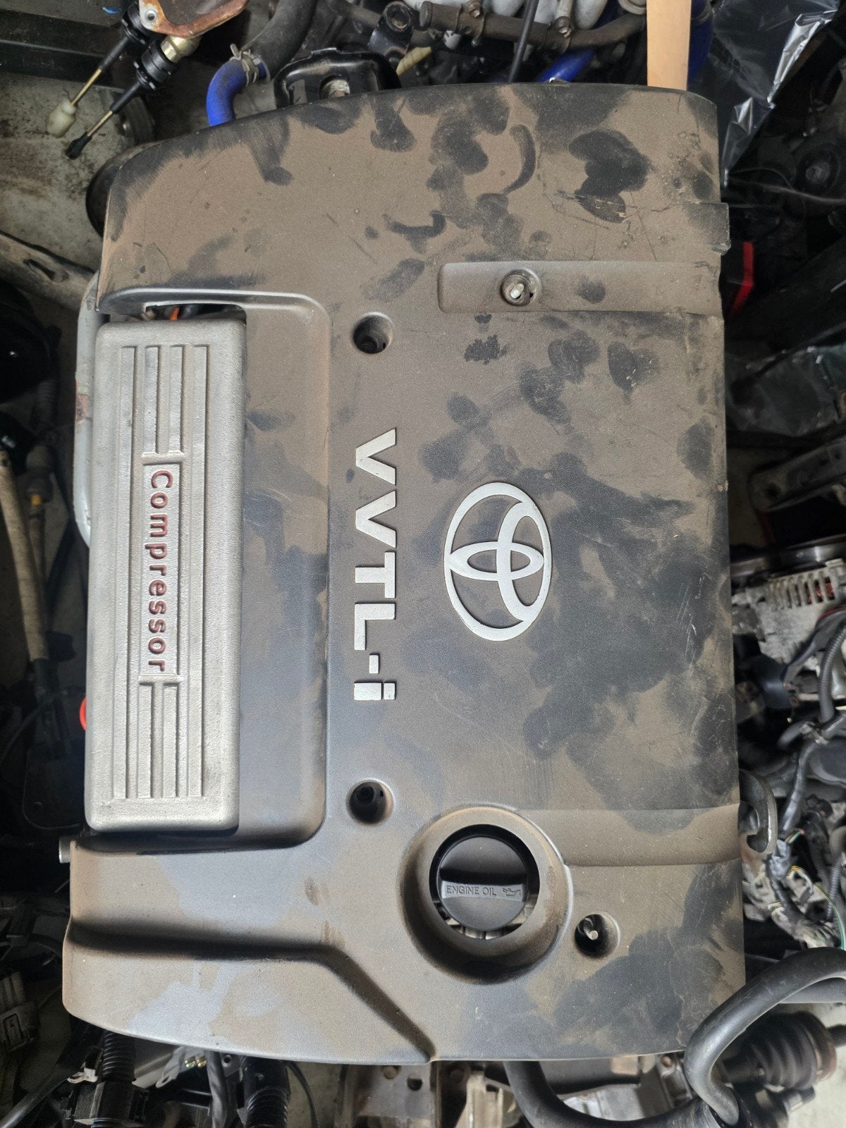 Toyota 2ZZ-GE 2ZZGE compressor blok met toebehoren en bak, Ophalen