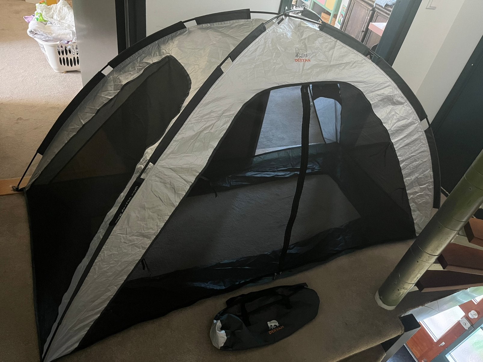 Deryan bedtent klamboe, Caravans en Kamperen, Ophalen of Verzenden, Zo goed als nieuw, Tot en met 2