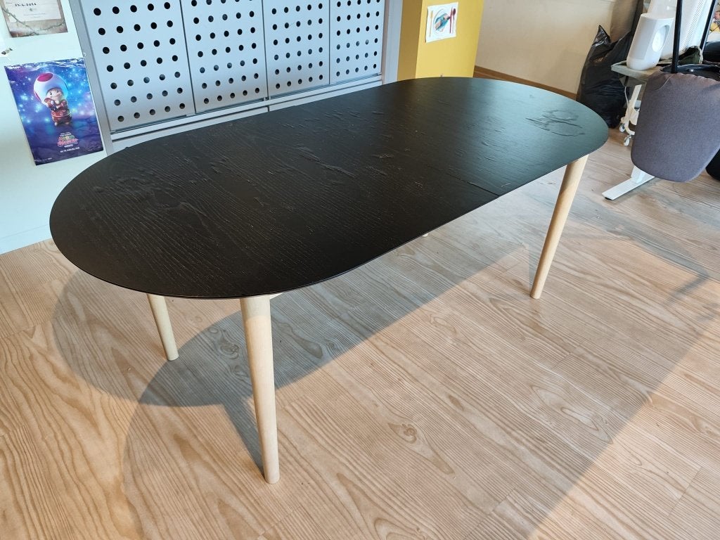 JYSK hout tafel wooden table, Ophalen, Rechthoekig, 50 tot 100 cm