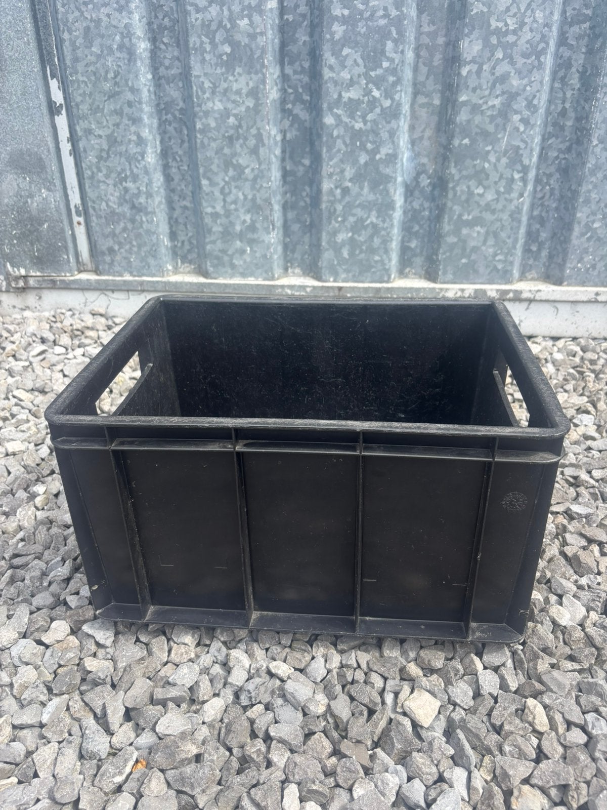 Bekuplast stapelbak / fietskrat zwart | 40x30x22 cm, Ophalen of Verzenden, Minder dan 40 cm, Doos, Minder dan 35 cm