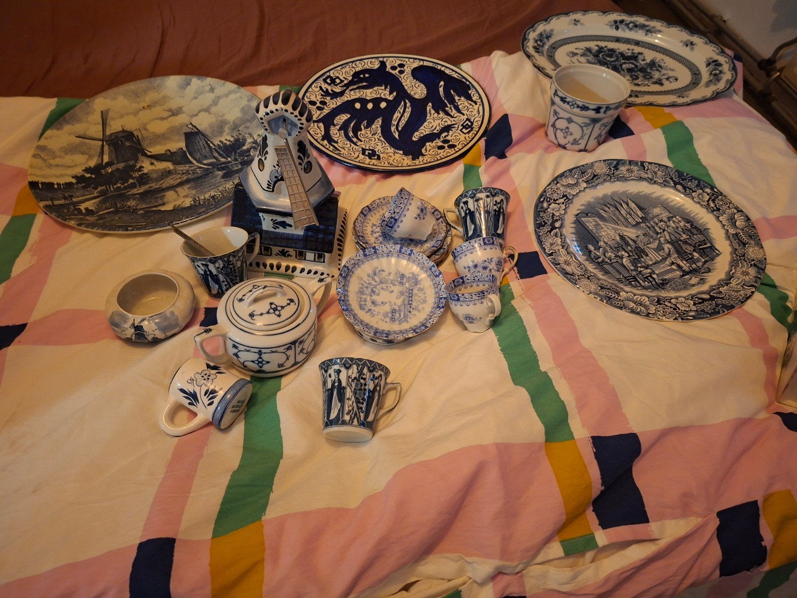 delfts blauw spullen, Ophalen of Verzenden, Versiering