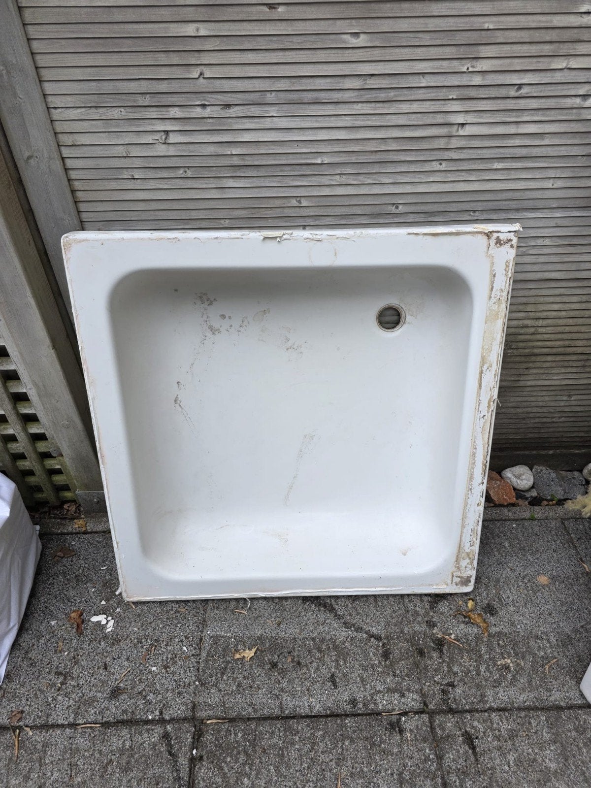 Inbouw douchebak 89x89x20 cm, Ophalen, Gebruikt, Douche