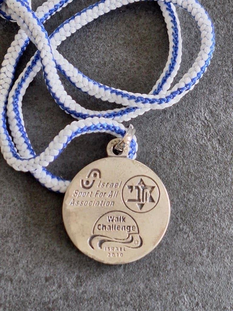 Israël Sports Association Medaille - Walk Challenge 2010, Ophalen of Verzenden, Overige materialen, Buitenland