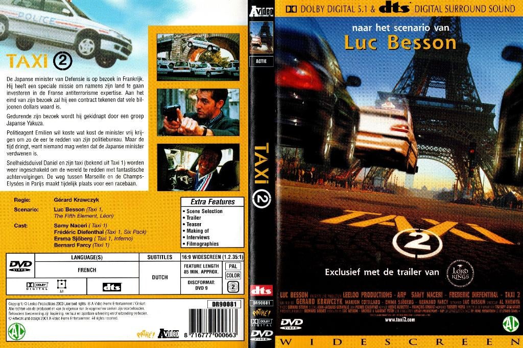 Taxi 2, Alle leeftijden, Ophalen of Verzenden, Zo goed als nieuw