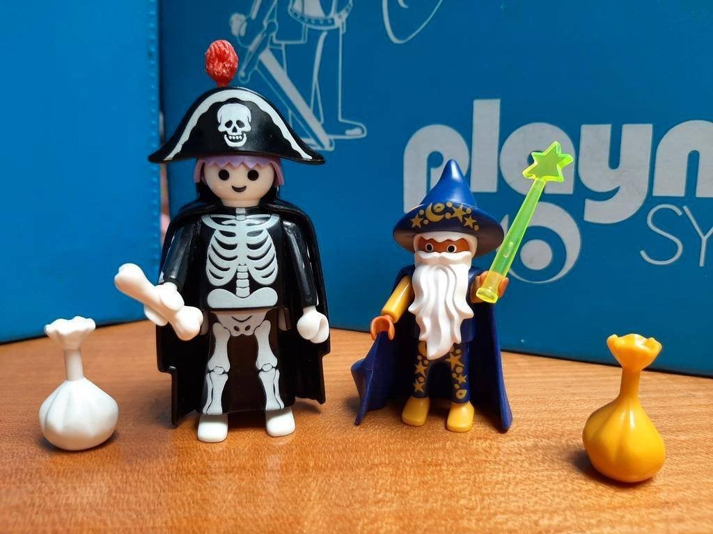 Halloween Sprookjes 3025 Skeleton & Wizard 100 % zeldzaam, Complete set, Fantasy, Ophalen of Verzenden, Zo goed als nieuw