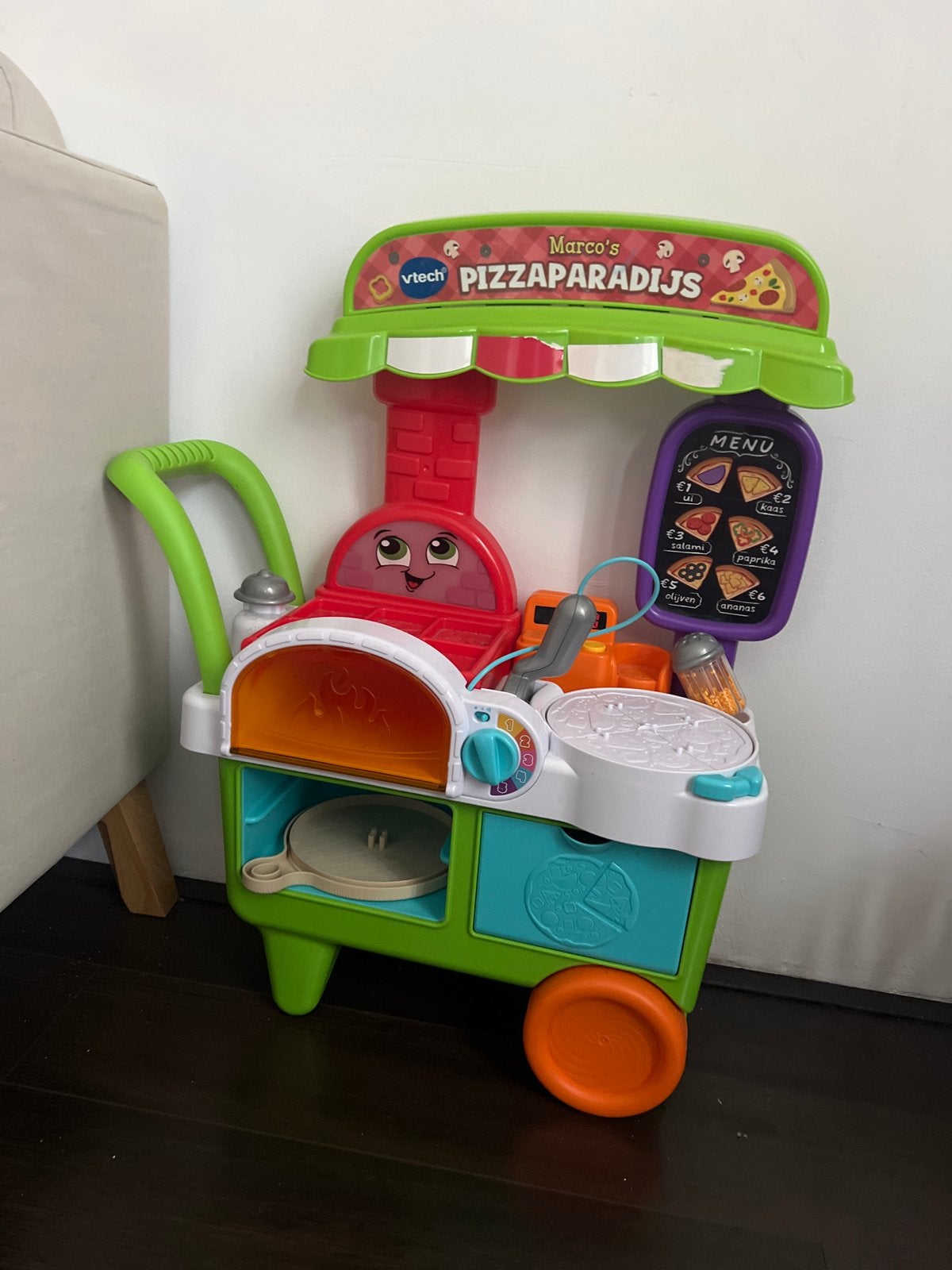 VTech Marco's Pizzaparadijs Speelset, Ophalen of Verzenden, Gebruikt, Jongen of Meisje