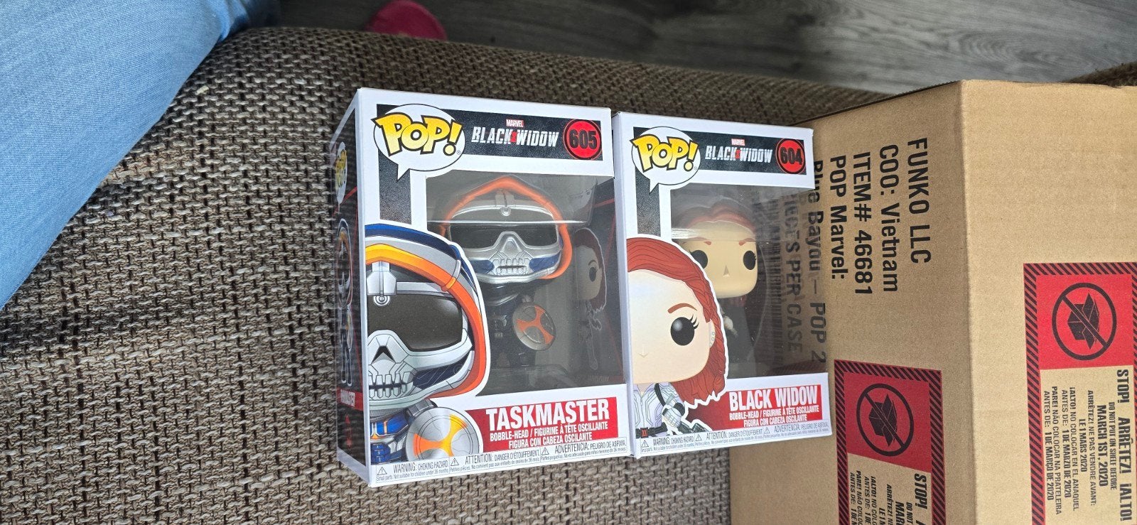 Funko Pop! Black Widow & Taskmaster (604 & 605) - Nieuw, Ophalen of Verzenden, Nieuw